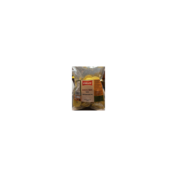 BANANE JAUNE SALEE CHIPS 180GR