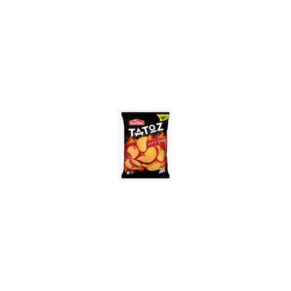 TATOZ CHIPS - HOT & SPICY 30GR