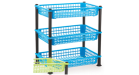 EZEE RACK - 3 WITH WHEEL